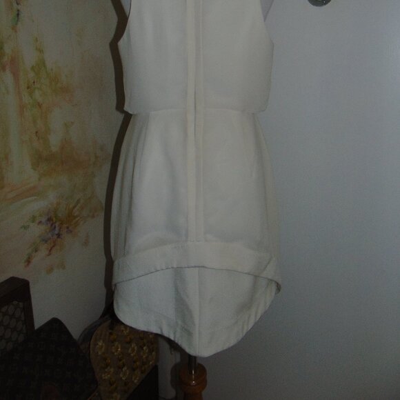 Cameo Structured Dress Sleeveless Revolve Mini Large Layered Semi Sheer - Picture 9 of 12